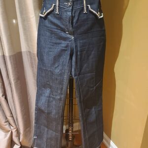 Les Copains Women's Dark Blue Jeans Sz 40